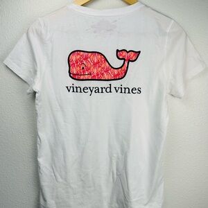 Vineyard Vines Women’s Whale Pocket Tee – White – Size S
